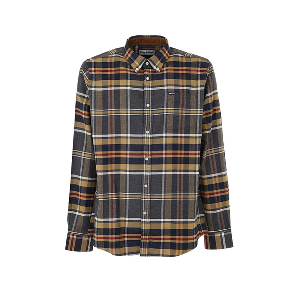 Camicia Uomo sartoriale Ronan Blu beige Barbour- Francavilla Moda
